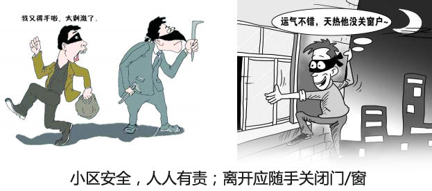 小區(qū)高清監(jiān)控，記錄小偷作案過程